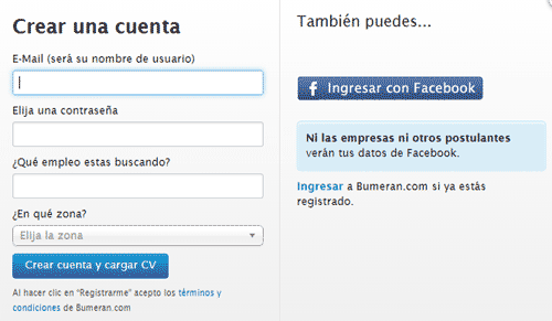 bumeran crear cuenta 
