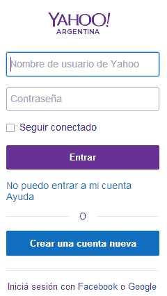 crear correo yahoo mail