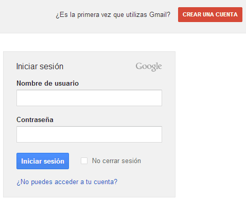 entrar a gmail iniciar sesion