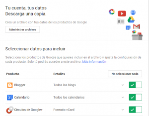 google takeout backup