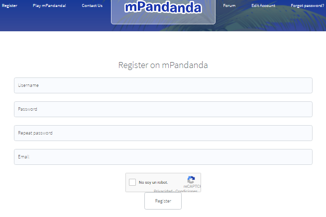 pandanda registro 