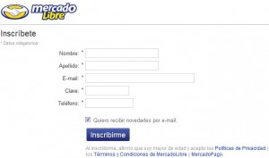 registrarse en mercadolibre