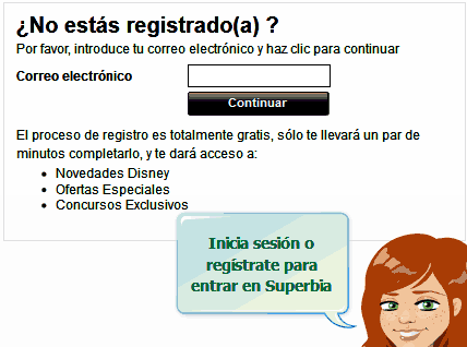 registrarse superibia