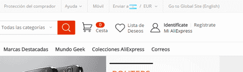 inicio registro aliexpress