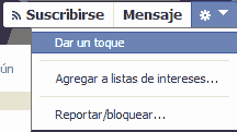 dar toque facebook