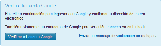 verificar cuenta de linkedin