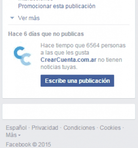 Entrar a Facebook en español
