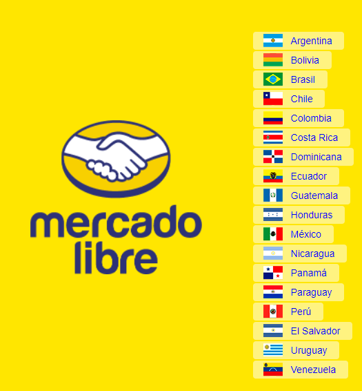 elegir pais registro mercadolibre